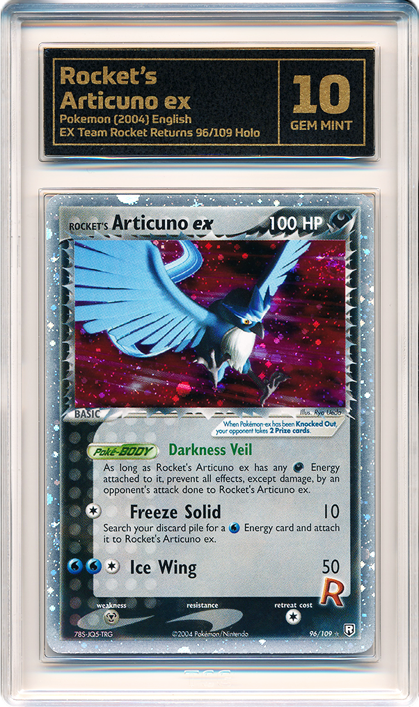 Recently graded TCG card